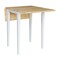 International Concepts Rectangle Small Dropleaf Table, White / Natural, 20.6 W, 36 L, 29 in H, Wood, White/Natural T02-2236D - alternate 4